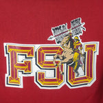 NCAA (Soffe Heavy Sweats) - FSU Seminoles Crew Neck Sweatshirt 1990s X-Large Vintage Retro Football College