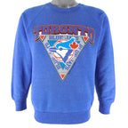 MLB (Trench) - Toronto Blue Jays Crew Neck Sweatshirt 1991 Medium Vintage Retro Baseball