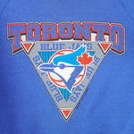 MLB (Trench) - Toronto Blue Jays Crew Neck Sweatshirt 1991 Medium Vintage Retro Baseball