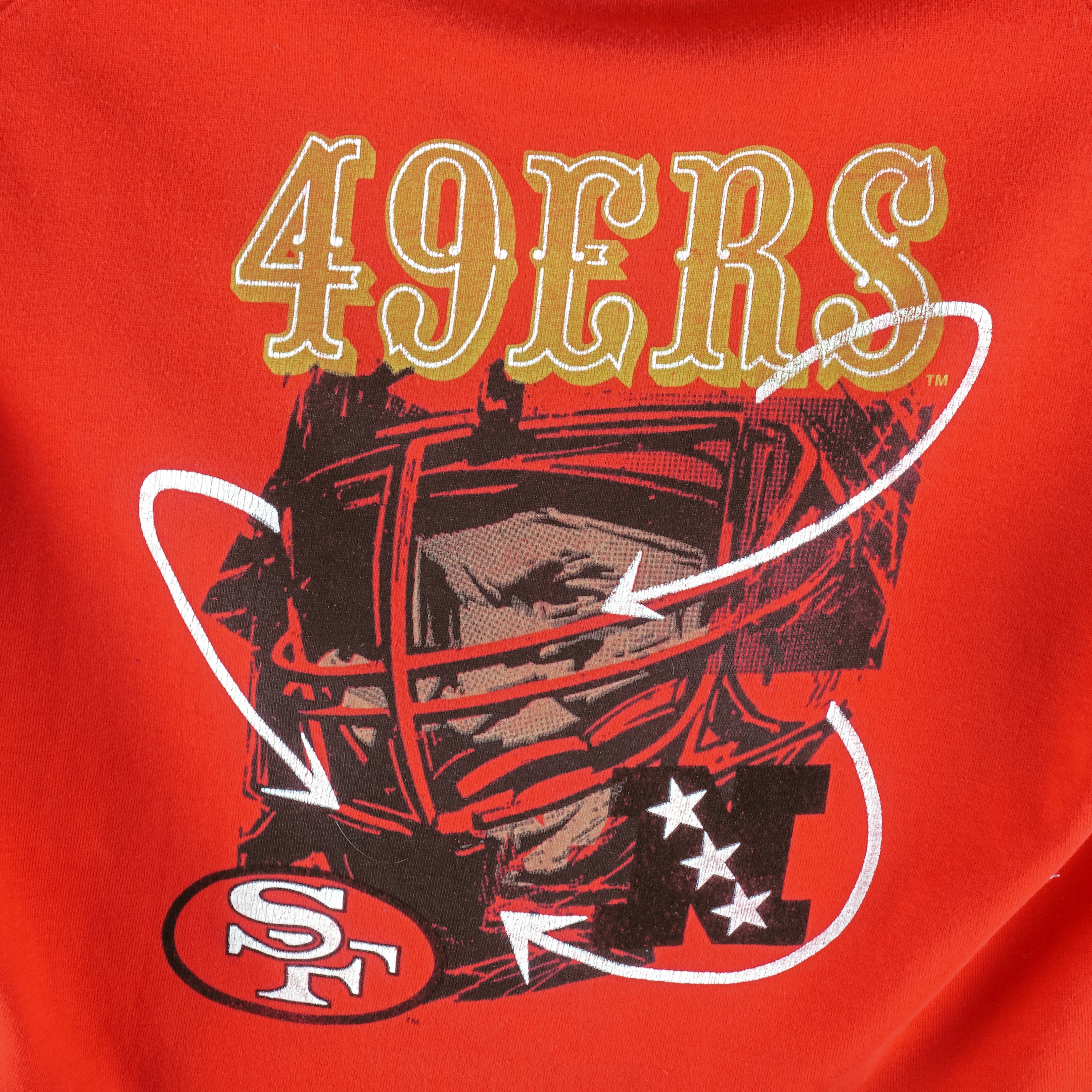 NFL (Campri) - San Francisco 49ers Crew Neck Sweatshirt 1990s Large Vintage Retro Football