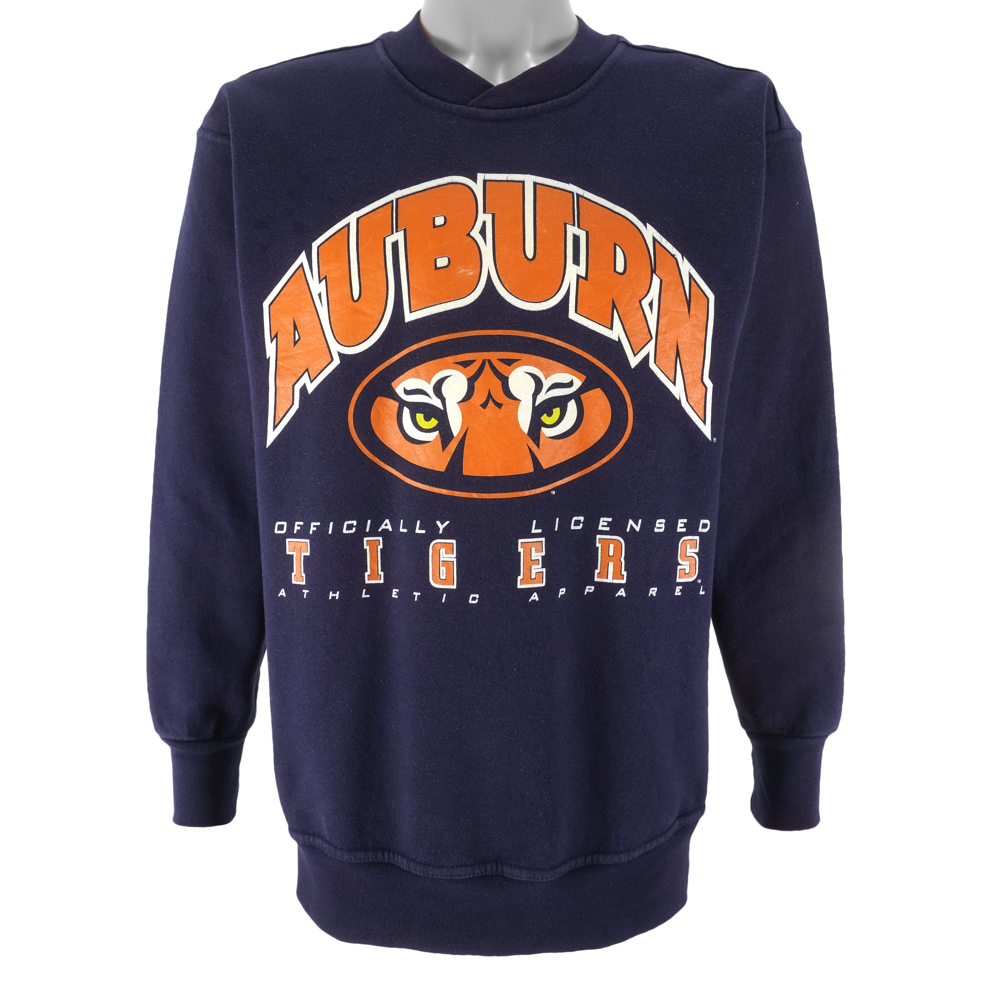 NCAA (Briar Creek) - Auburn Tigers Crew Neck Sweatshirt 1990s Large Vintage Retro Football College