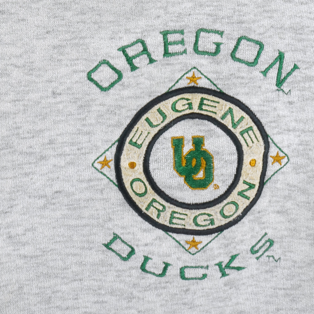 NCAA (Midwest) - Oregon Ducks Crew Neck Sweatshirt 1990s Large Vintage Retro Football college