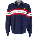 Ellesse - Italia Perugia 1/4 Zip Sweatshirt 1990s Medium Vintage Retro