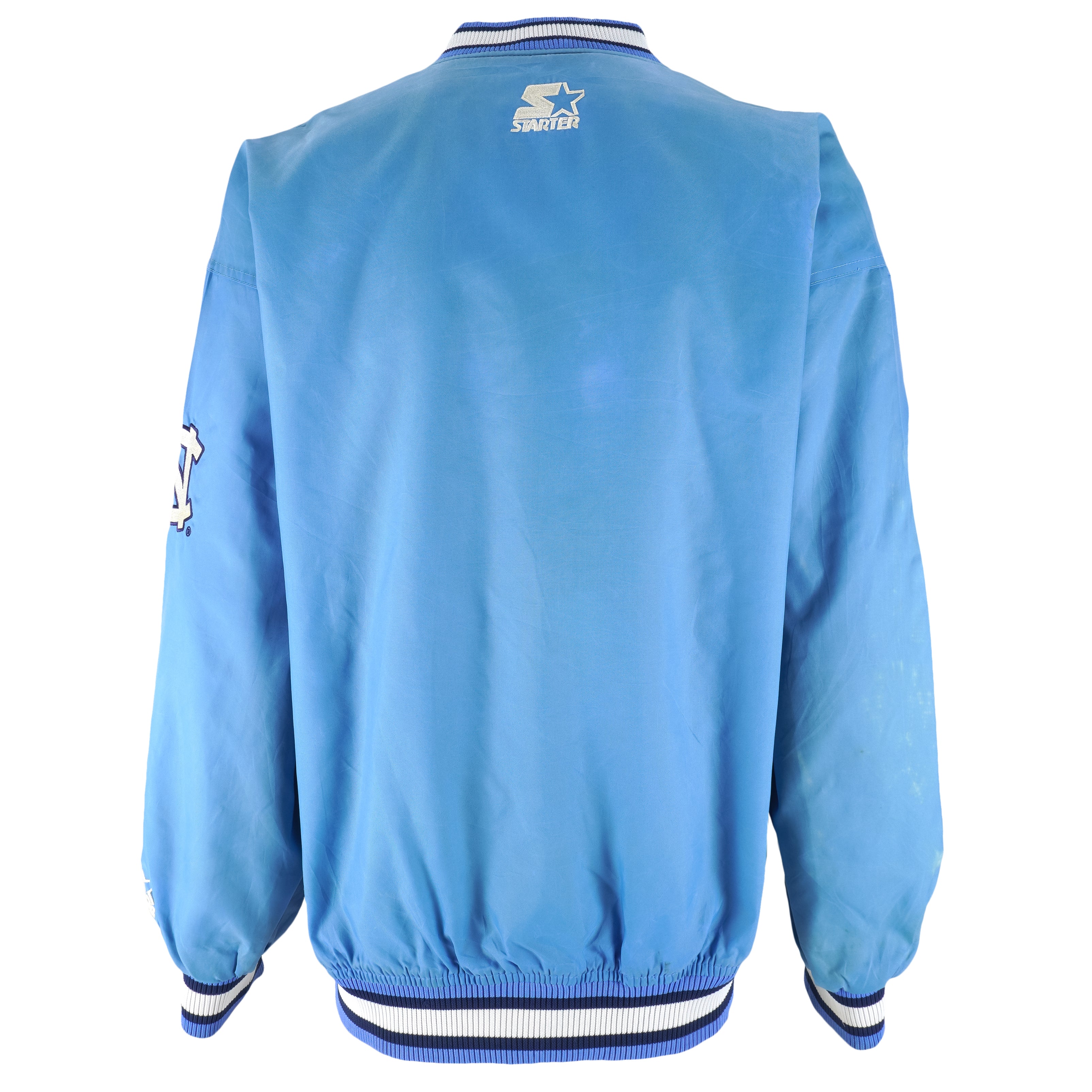 Starter - North Carolina Tar Heels Pullover Windbreaker 1990s Large Vintage Retro Football College