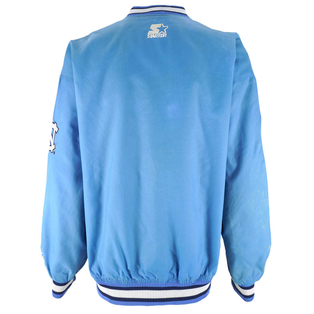 Starter - North Carolina Tar Heels Pullover Windbreaker 1990s Large Vintage Retro Football College