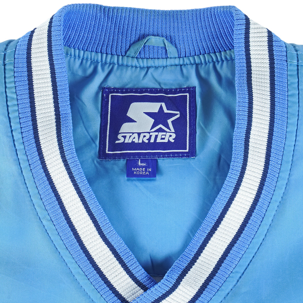 Starter - North Carolina Tar Heels Pullover Windbreaker 1990s Large Vintage Retro Football College