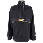 Starter - Los Angeles Lakers !/2 Zip Pullover Jacket 1990s X-Large Vintage Retro Basketball