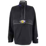 Starter - Los Angeles Lakers 1/2 Zip Pullover Jacket 1990s X-Large