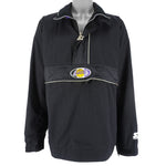 Starter - Los Angeles Lakers !/2 Zip Pullover Jacket 1990s X-Large Vintage Retro Basketball