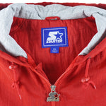 Starter - Red Nebraska Huskers Zip-Up Jacket 1990s X-Large Vintage Retro Football College