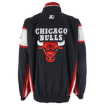 Starter - Chicago Bulls Embroidered Windbreaker 1990s Large Vintage Retro Basketball