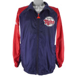 MLB (Apex One) - Minnesota Twins Windbreaker 1990s X-Large Vintage Retro Baseball