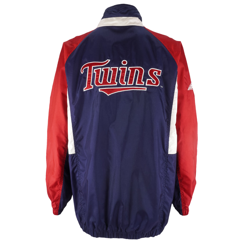 MLB (Apex One) - Minnesota Twins Windbreaker 1990s X-Large Vintage Retro Baseball