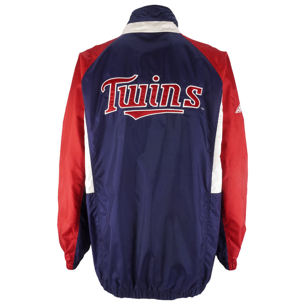 MLB (Apex One) - Minnesota Twins Windbreaker 1990s X-Large Vintage Retro Baseball