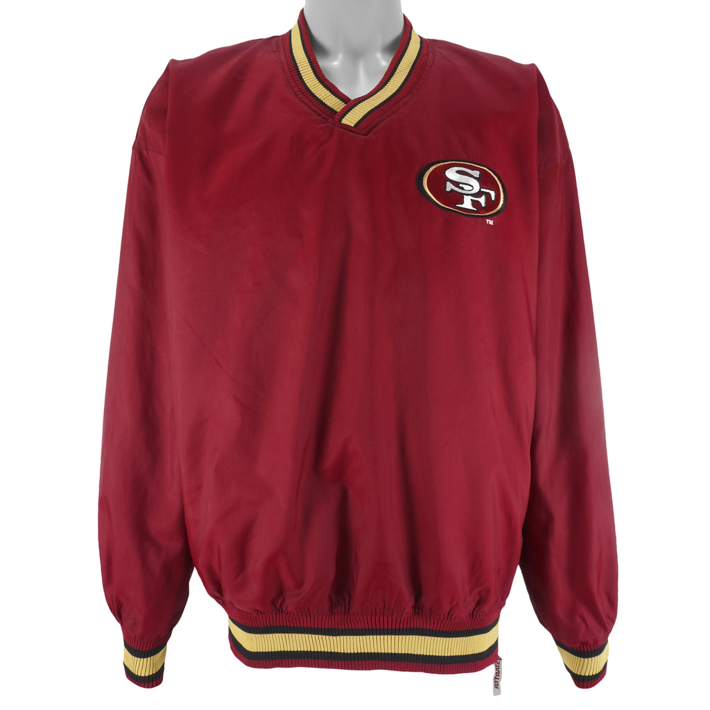 Starter - San Francisco 49ers Young No. 8 Pullover 1990s Large Vintage Retro Football