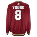 Starter - San Francisco 49ers Young No. 8 Pullover 1990s Large Vintage Retro Football