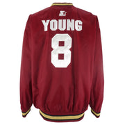 Starter - San Francisco 49ers Young No. 8 Pullover 1990s Large Vintage Retro Football