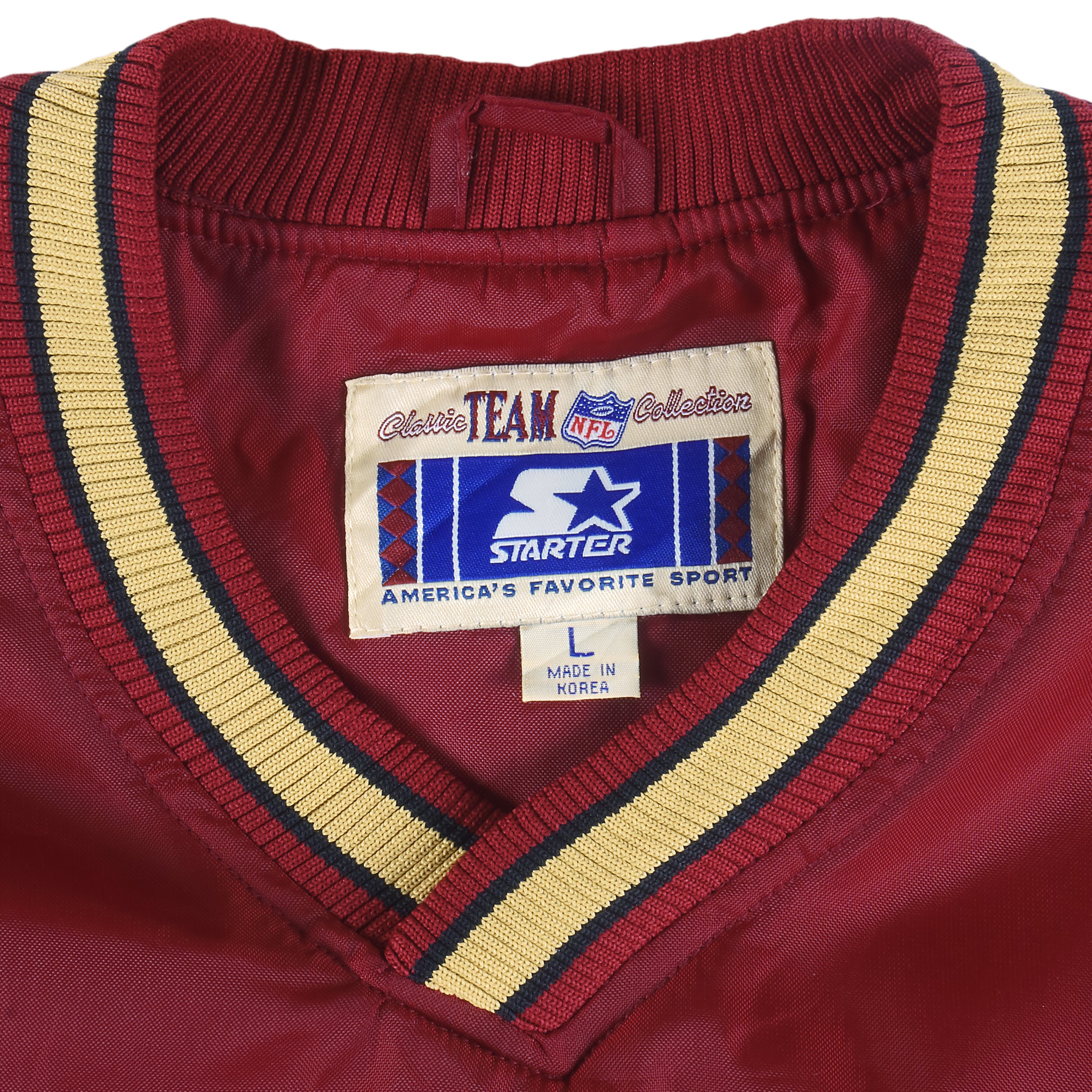 Starter - San Francisco 49ers Young No. 8 Pullover 1990s Large Vintage Retro Football