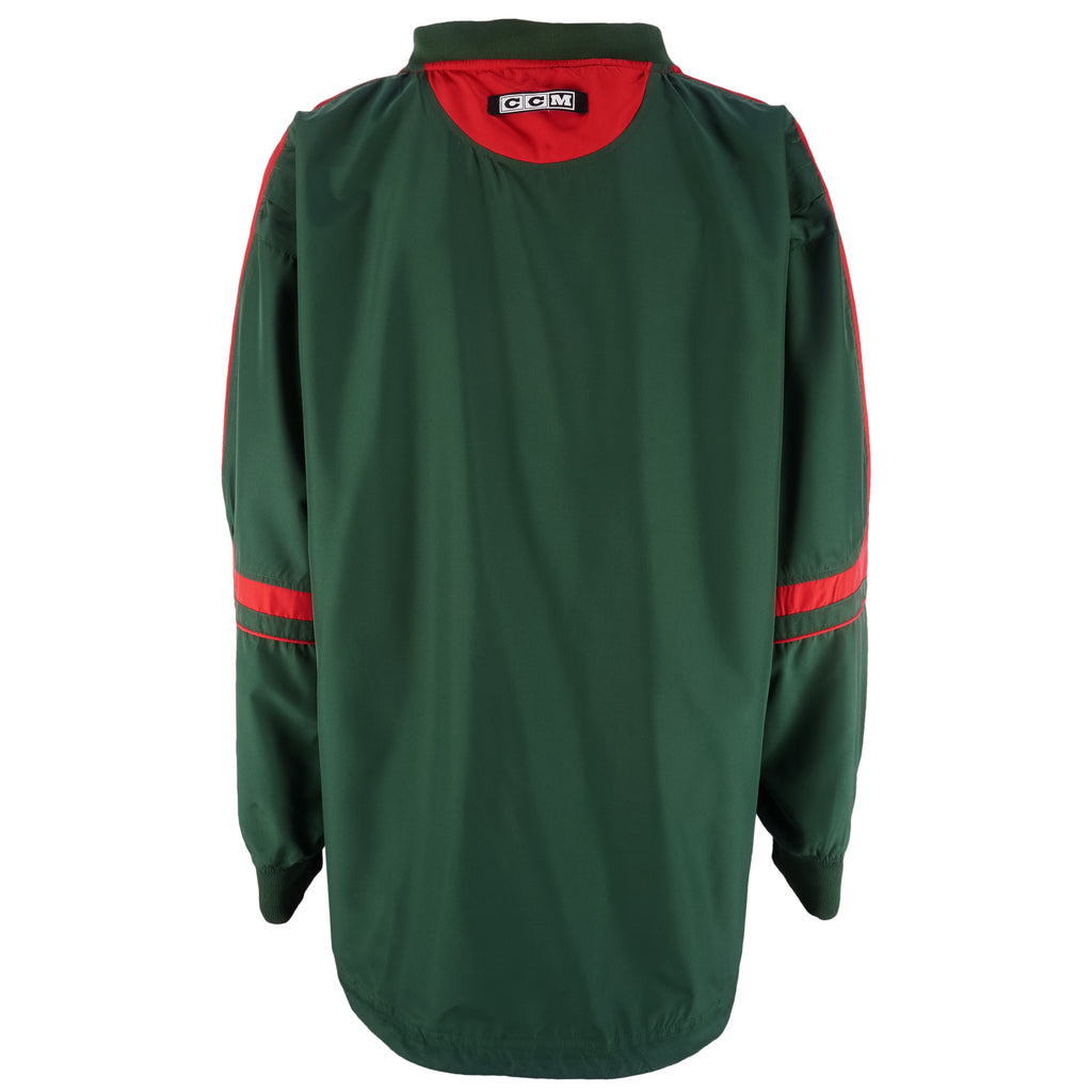 NHL (CCM) - Minnesota Wild Embroidered Pullover 2000s X-Large Vintage Retro Hockey