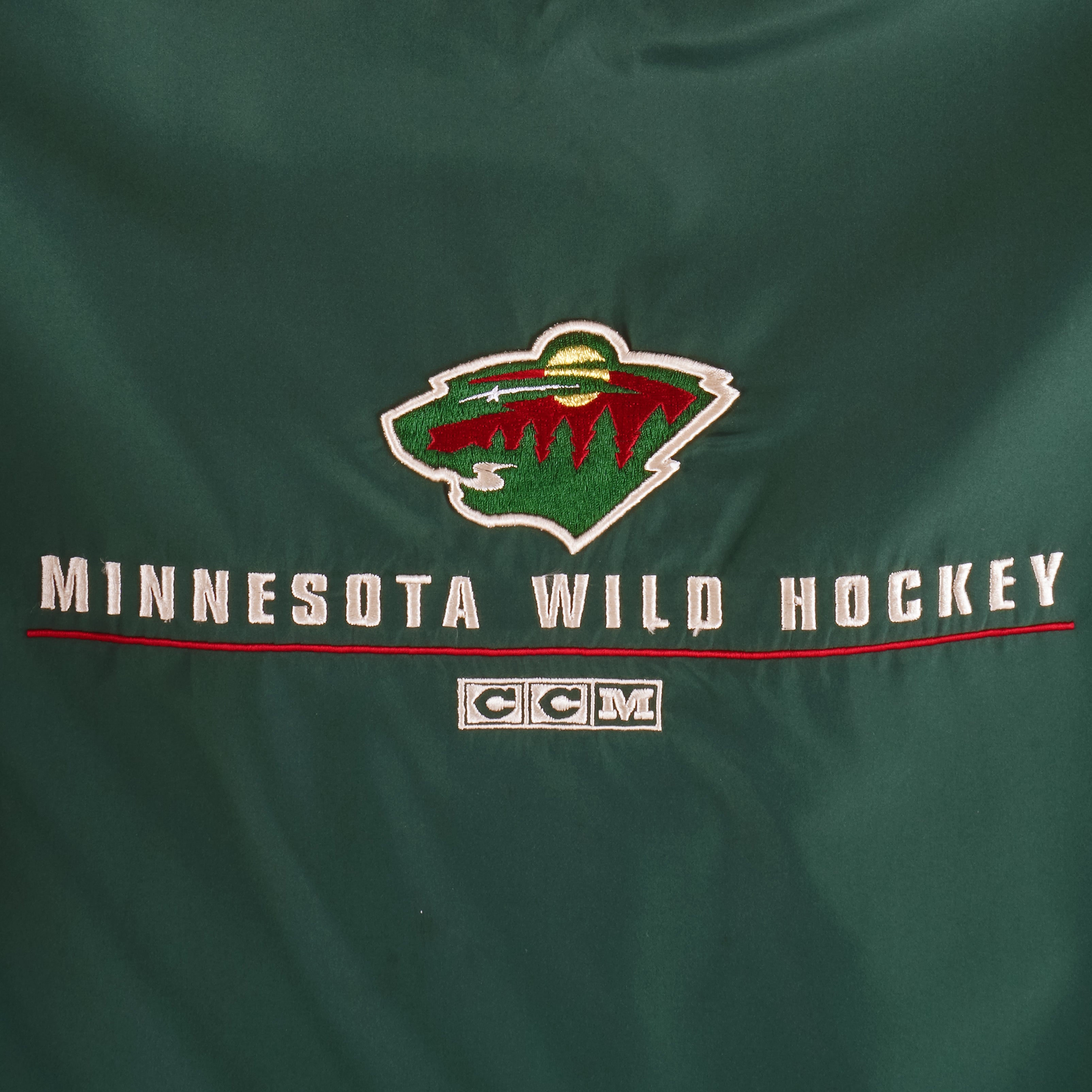 CCM, Shirts, Minnesota Wild Vintage Ccm Green Hockey Jersey Size Large