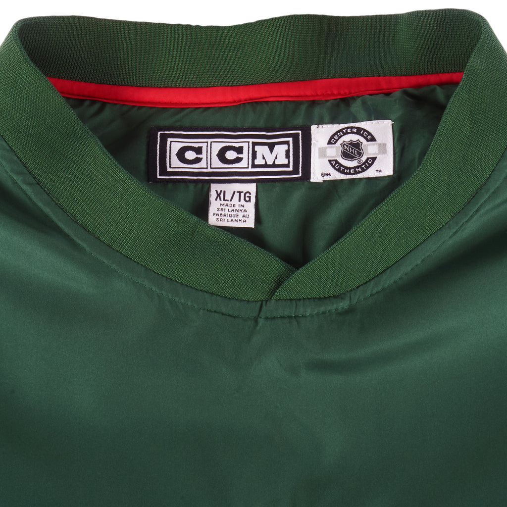 NHL (CCM) - Minnesota Wild Embroidered Pullover 2000s X-Large Vintage Retro Hockey
