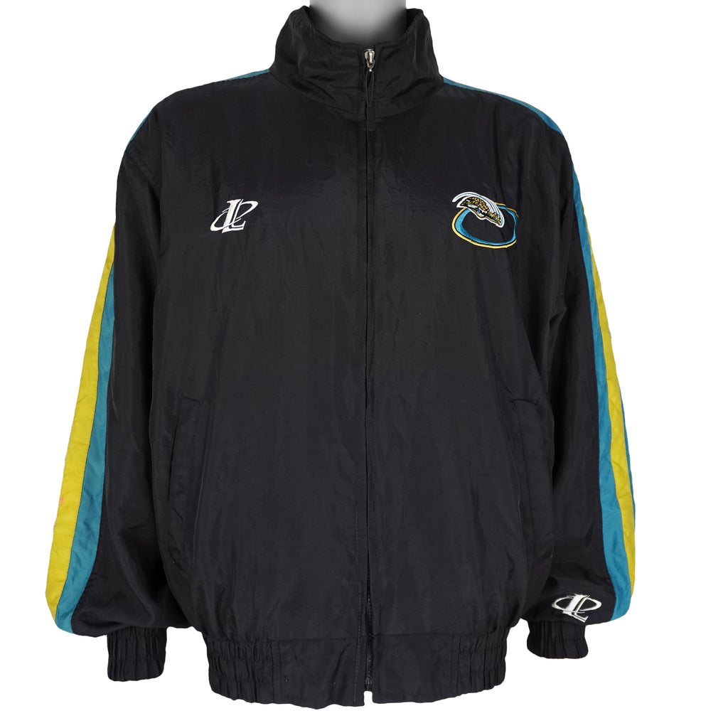 NFL (Logo Athletic) - Jacksonville Jaguars Windbreaker 1990s Medium Vintage Retro Football