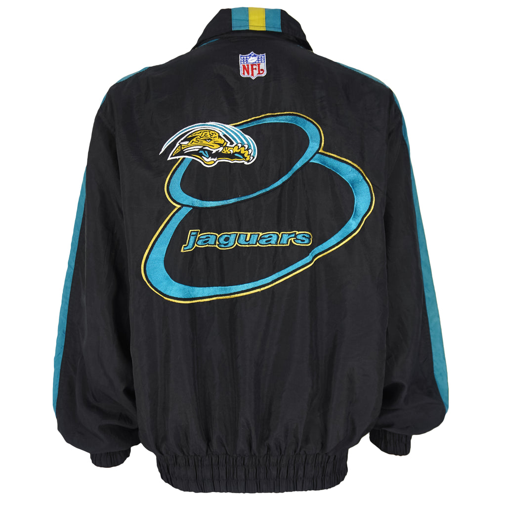 NFL (Logo Athletic) - Jacksonville Jaguars Windbreaker 1990s Medium Vintage Retro Football