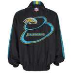 NFL (Logo Athletic) - Jacksonville Jaguars Windbreaker 1990s Medium Vintage Retro Football