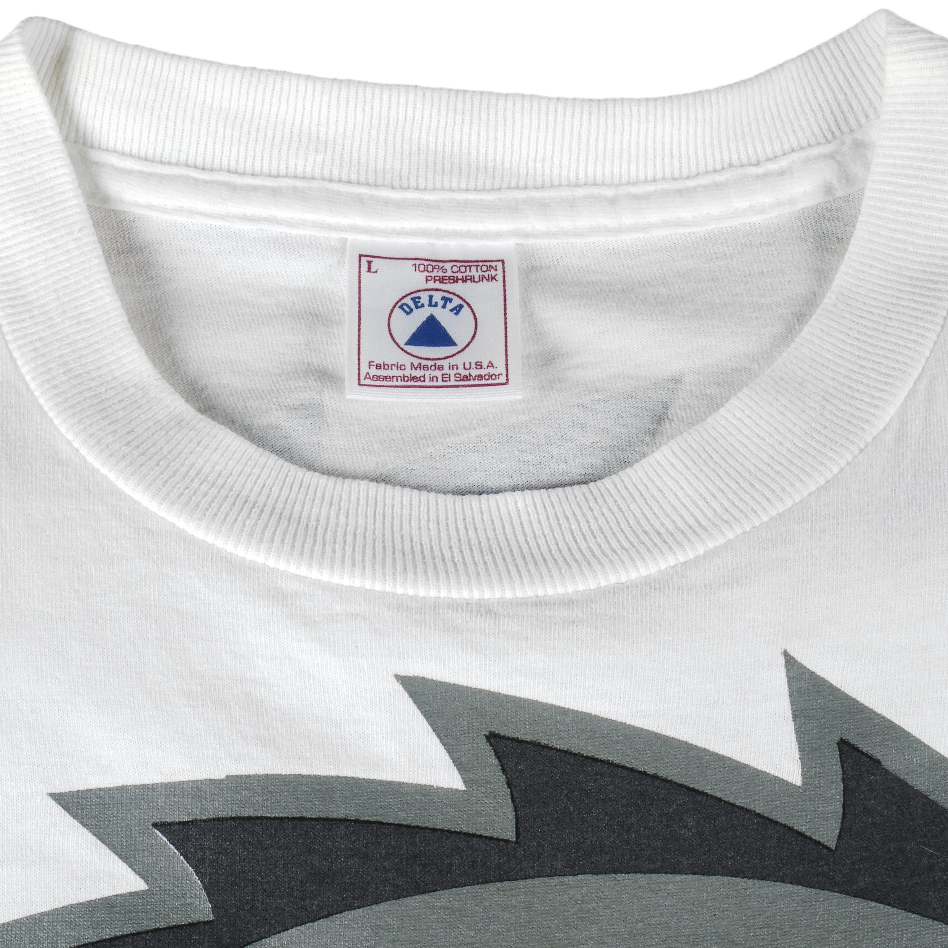NHL (Delta) - Cleveland Lumberjacks Single Stitch T-Shirt 1990s Large Vintage Retro Hockey
