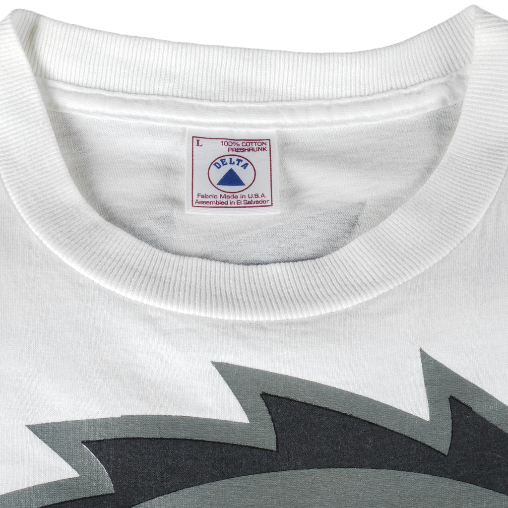 NHL (Delta) - Cleveland Lumberjacks Single Stitch T-Shirt 1990s Large Vintage Retro Hockey