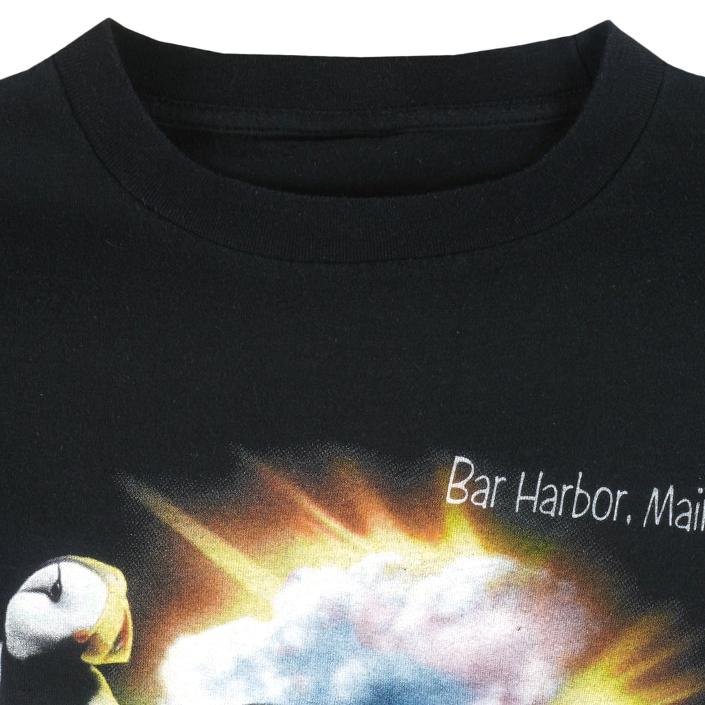 Vintage - Bar Harbor, Maine Puffin Birds T-Shirt 1990s Large Vintage Retro