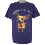 Vintage - Yo Quiero Taco Bell Blue T-Shirt 1998 X-Large Vintage Retro