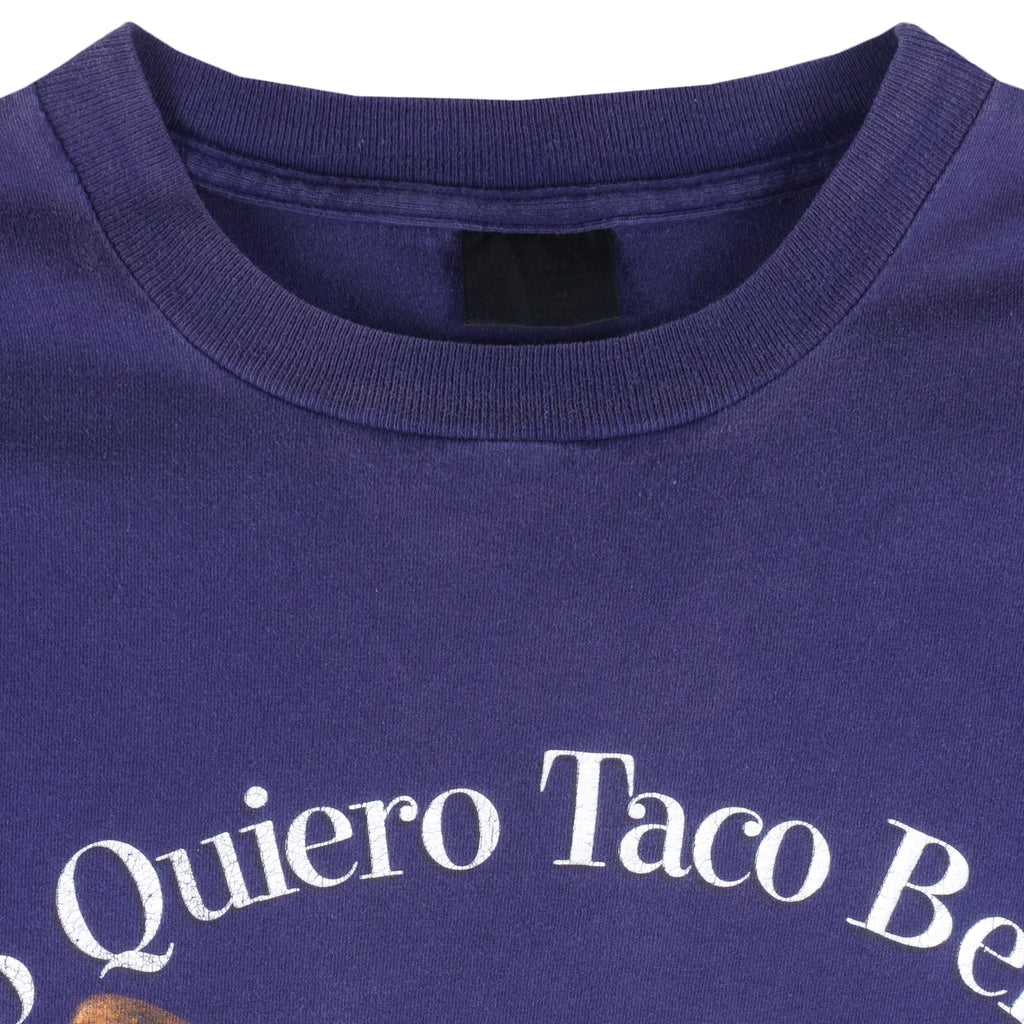 Vintage - Yo Quiero Taco Bell Blue T-Shirt 1998 X-Large Vintage Retro