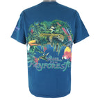 Vintage (HL Miller) - Wake Up To The Rain Forest Habitat T-Shirt 1990s Large Vintage Retro