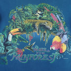 Vintage (HL Miller) - Wake Up To The Rain Forest Habitat T-Shirt 1990s Large Vintage Retro