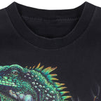 Vintage (Habitat) - Iron Mountain, MI Iguana Animal Print T-Shirt 1990s X-Large Vintage Retro
