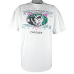 Vintage (Bulletin Athletic) - Calgary Wild Country Wolves T-Shirt 1991 X-Large