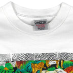 Vintage (Oneita) - Wildlife Animal Print Single Stitch T-Shirt 1994 Large Vintage Retro