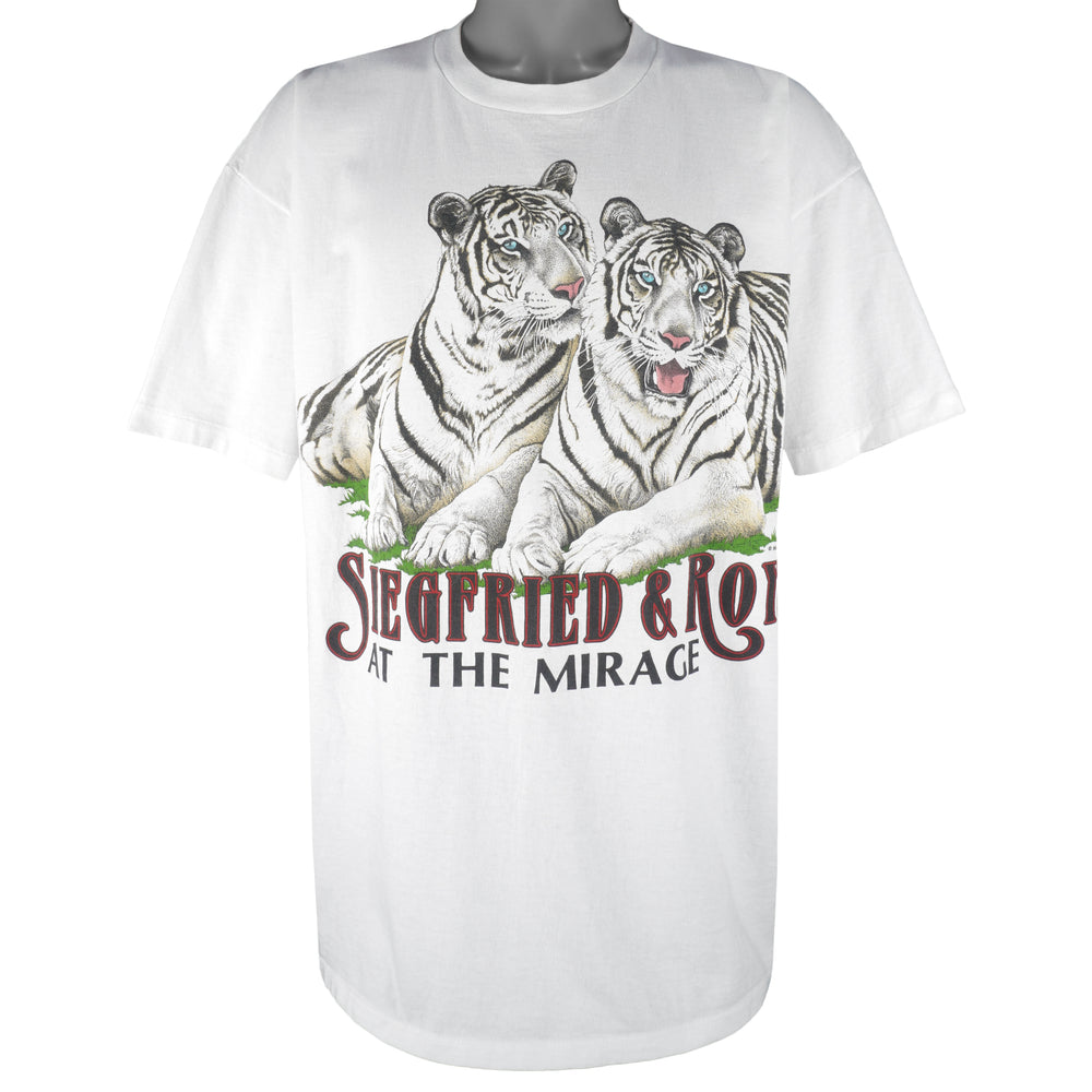 Vintage (Habitat) - Siegfried & Roy At The Mirage Animal T-Shirt 1990s XX-Large Vintage Retro