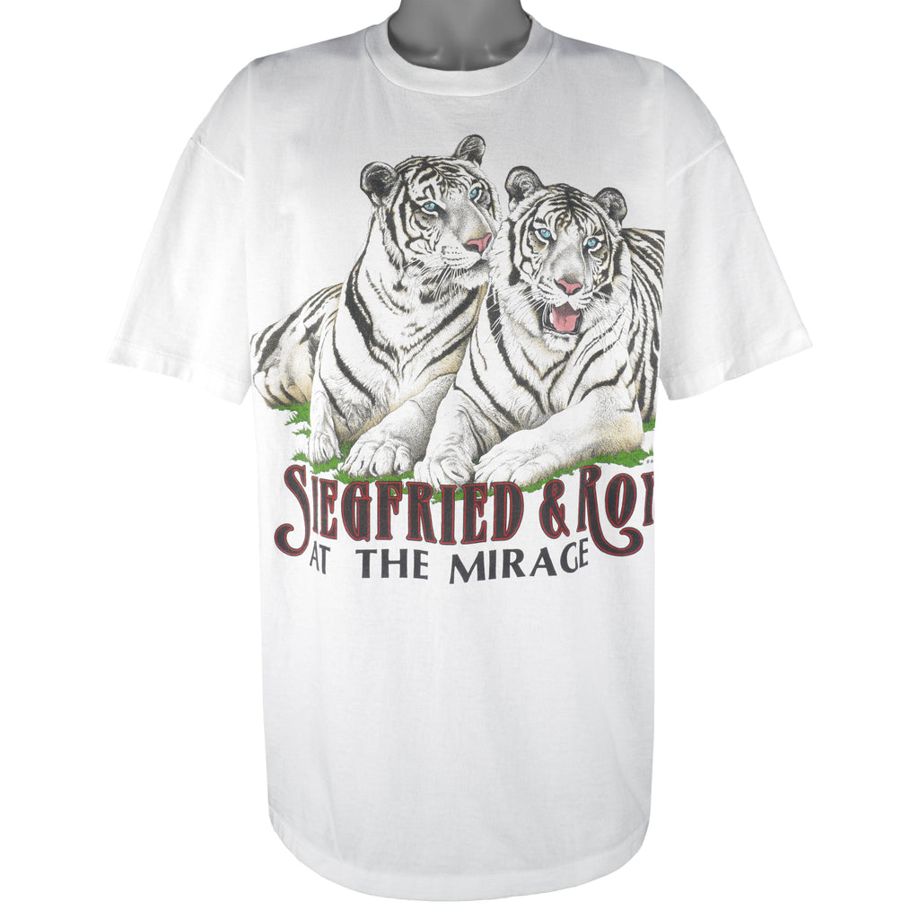 Vintage (Habitat) - Siegfried & Roy At The Mirage Animal T-Shirt 1990s XX-Large Vintage Retro