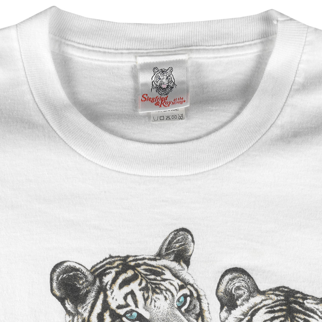 Vintage (Habitat) - Siegfried & Roy At The Mirage Animal T-Shirt 1990s XX-Large Vintage Retro