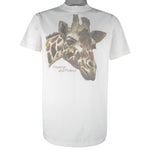 Vintage (Belton) - Giraffe Preserve And Protect Animal Print T-Shirt 1995 Large
