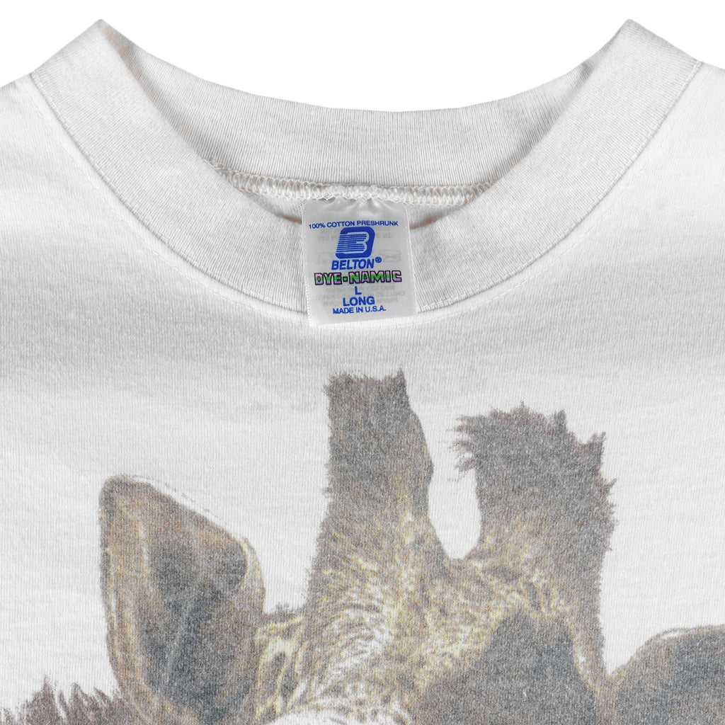 Vintage (Belton) - Giraffe Preserve And Protect T-Shirt 1990s Large Vintage Retro