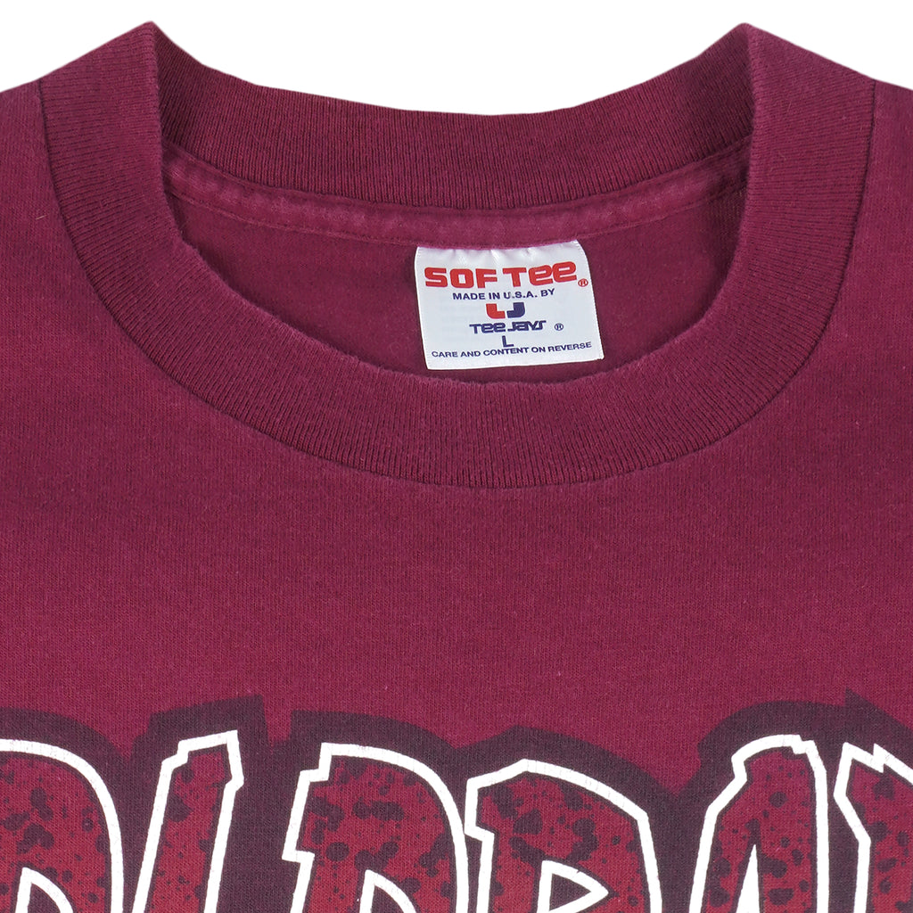 NHL (Sof Tee) - Colorado Avalanche Single Stitch T-Shirt 1990s Large Vintage Retro Hockey