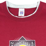 NFL (Logo 7) - Phoenix Cardinals Spell-Out Underlayer T-Shirt 1992 Large Vintage Retro Football