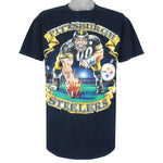 NFL - Pittsburgh Steelers Big Logo T-Shirt 2000s Large Vintage Retro Football