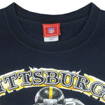 NFL - Pittsburgh Steelers Big Logo T-Shirt 2000s Large Vintage Retro Football