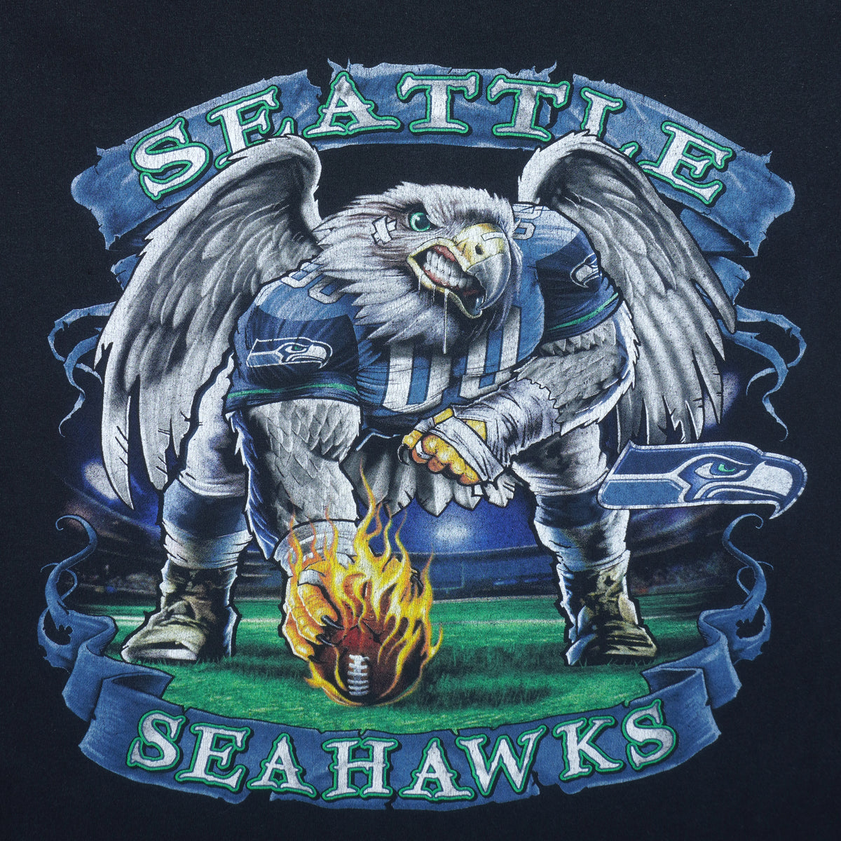 NFL - Seattle Seahawks T-Shirt 2000s XX-Large Vintage Retro Football