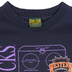 NHL (Home Team) - Anaheim Mighty Ducks Ice Rink Western Conference T-Shirt 1990s Large vintage Retro Hockey