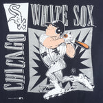 MLB (Nutmeg) - Chicago White Sox By Jack Davis Single Stitch T-Shirt 1992 Large Vintage Retro Baseball